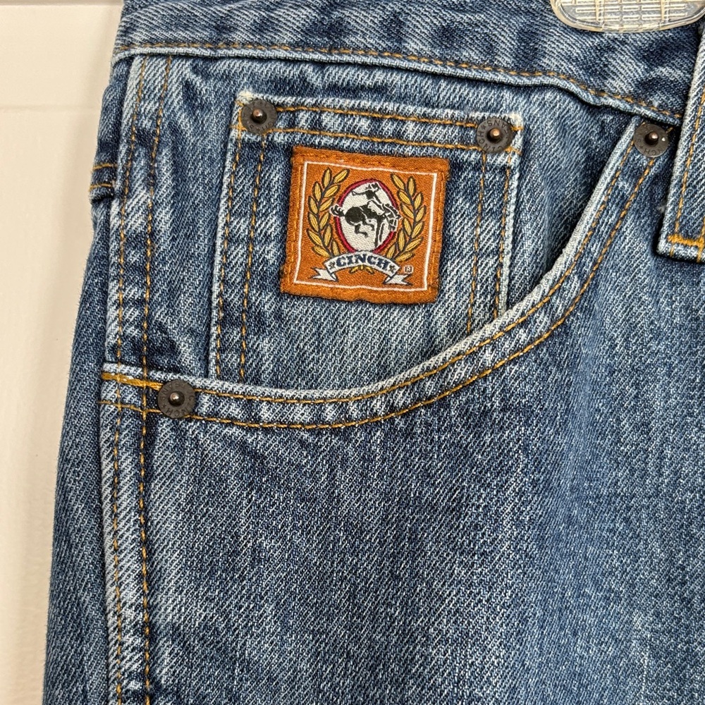Cinch Men's Blue Jeans‎ 36x32 - Picture 2 of 4